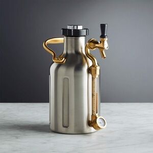 🍺 GrowlerWerks uKeg Beer Growler, Stainless Steel, Portable Keg 64oz